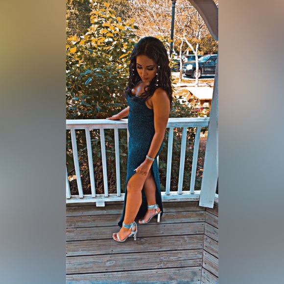 This is my blue prom dress from this year. - Picture 3 of 7